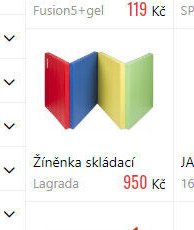 Žíněnka skládací Lagrada