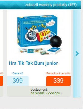 Hra Tik Tak Bum junior