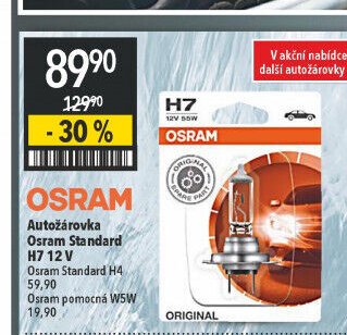 Autožárovka Osram Standard H7 12 V