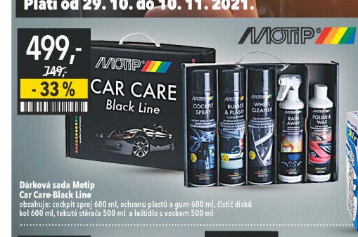 Dárková sada Motip Car Care Black Line