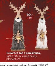 Dekorace sob s kožešinkou - ASKO akcniletaky.com