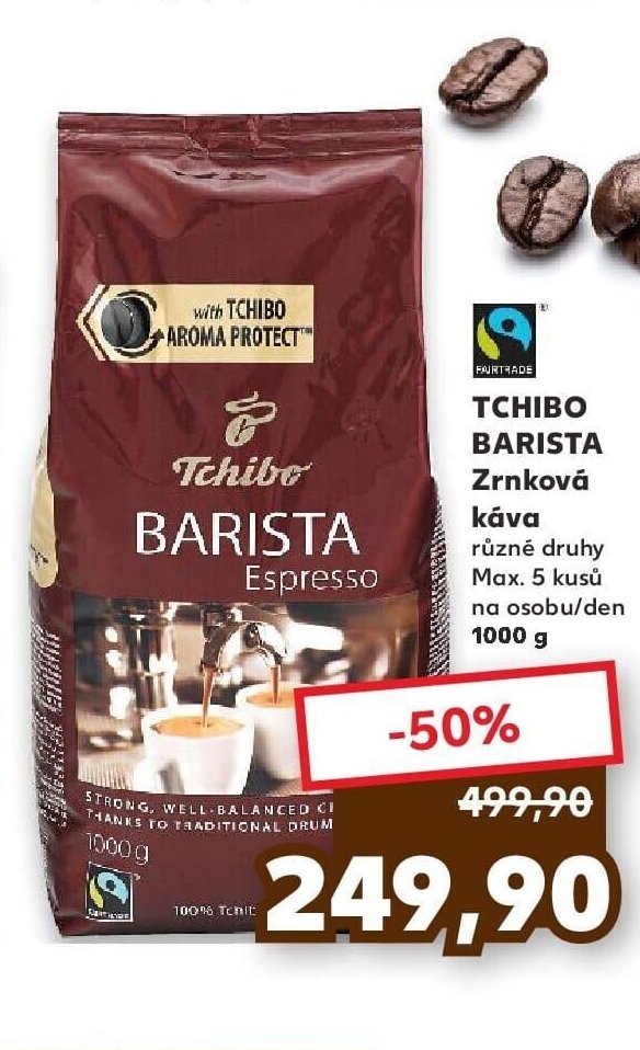 Tchibo Barista Zrnková káva