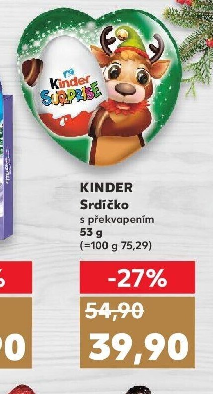 Kinder Srdíčko
