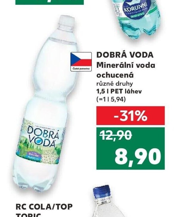 DOBRÁ VODA Minerální voda ochucená