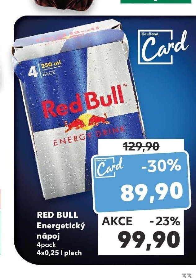 RED BULL Energetický nápoj