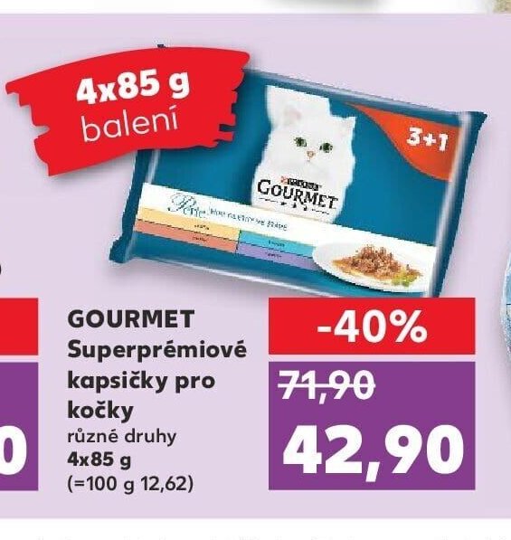 Gourmet Superprémiové kapsičky pro kočky