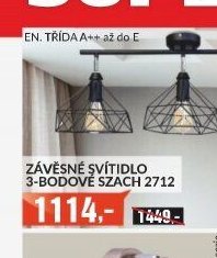 Závěsné svítidlo 3-bodové Szach 2712
