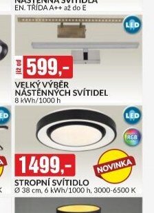 Velký výběr nástěnných svítidel