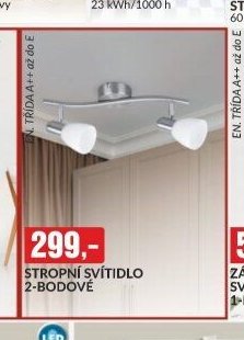 Stropní svítidlo 2-bodové