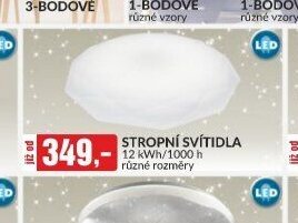 Stropní svítidla