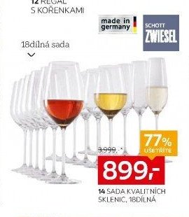 14 Sada kvalitních sklenic, 18dílná