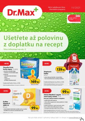 akční leták Dr. Max 1.11.2021-30.11.2021