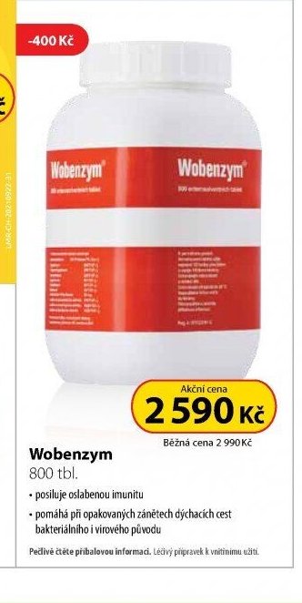 Wobenzym 800 tbl. - Dr. Max akcniletaky.com