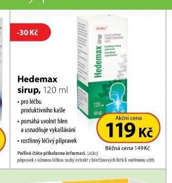 Hedemax sirup, 120 ml