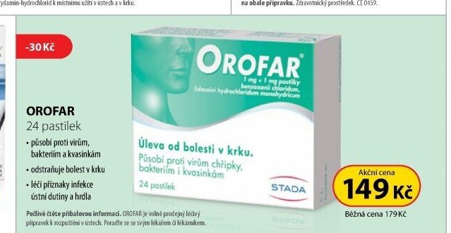 OROFAR 24 pastilek