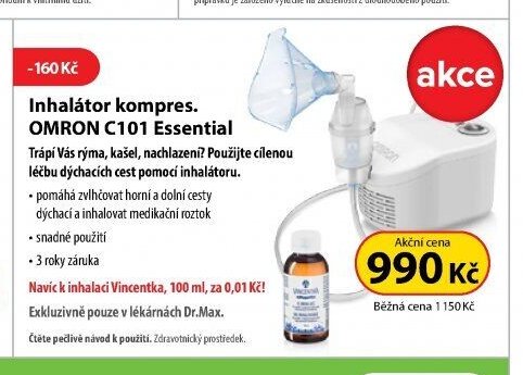 Inhalátor kompres. OMRON C101 Essential