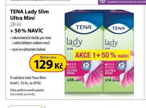 TENA Lady Slim Ultra Mini 28 ks