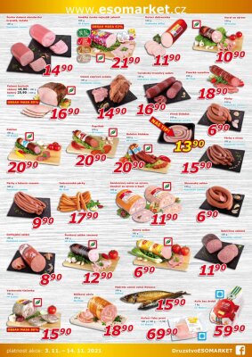 akční leták ESO MARKET 3.11.2021-14.11.2021