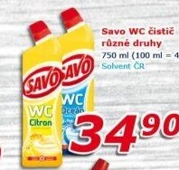 Gelový čistič WC Savo