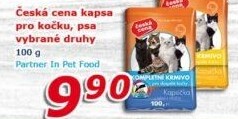 Kapsičky pro kočky Česká cena