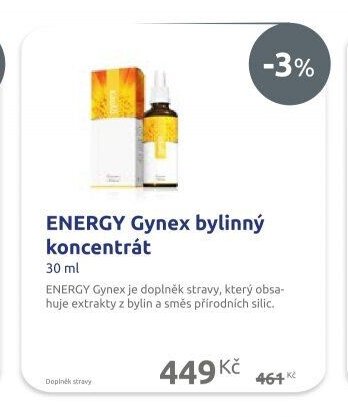 ENERGY Gynex bylinný koncentrát