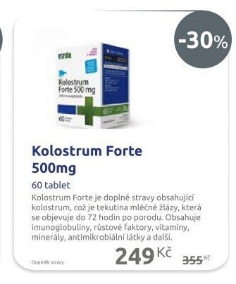 Kolostrum Forte 500mg