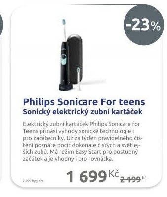 Philips Sonicare For teens Sonický elektrický zubní kartáček