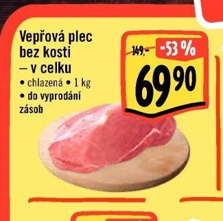 Vepřová plec bez kosti