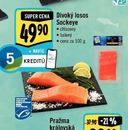Divoký losos Sockeye