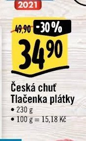 Česká chuť Tlačenka plátky