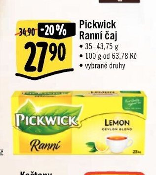 Pickwick Ranní čaj