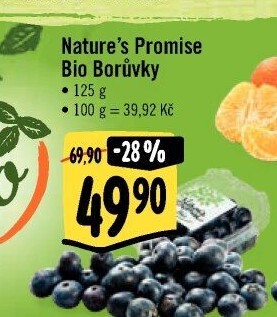 Borůvky bio Nature'