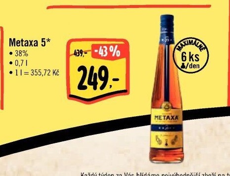 Brandy 5* Metaxa