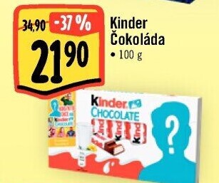 Čokoládky Kinder