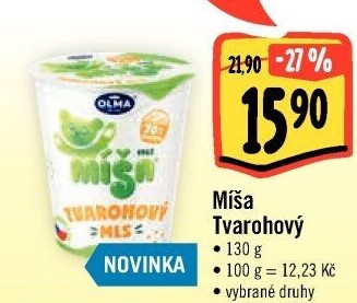 Dezert Tvarohový mls Míša Olma