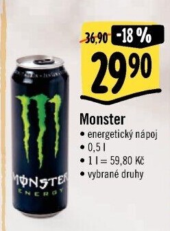 Energetický nápoj Monster Energy