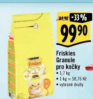 Granule pro kočky Friskies