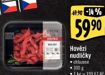 Hovězí nudličky Albert