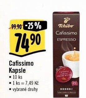 Kapsle Cafissimo Tchibo