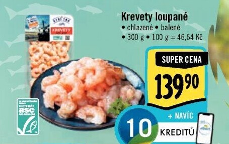 Krevety loupané Albert