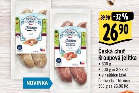 Kroupová jelítka Česká chuť