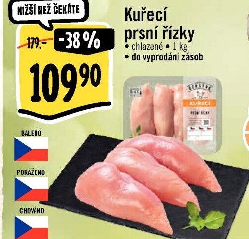 Kuřecí prsní řízky Albert