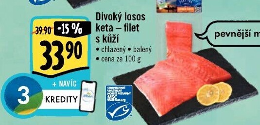 Losos divoký Keta filety Albert