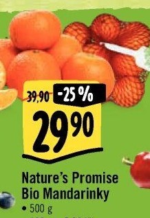 Mandarinky bio Nature'