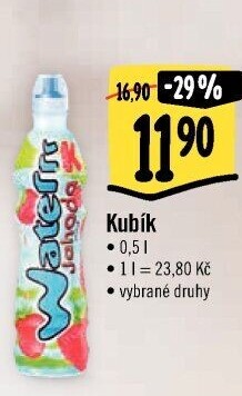 Ochucená voda Waterrr Kubík