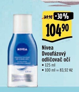 Odličovač očí dvoufázový Nivea