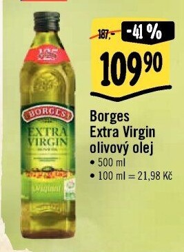 Olivový olej extra panenský Borges