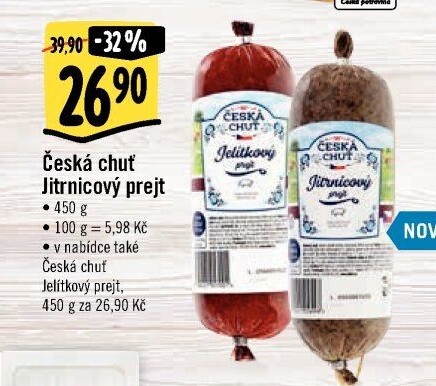 Prejt jitrnicový Česká chuť