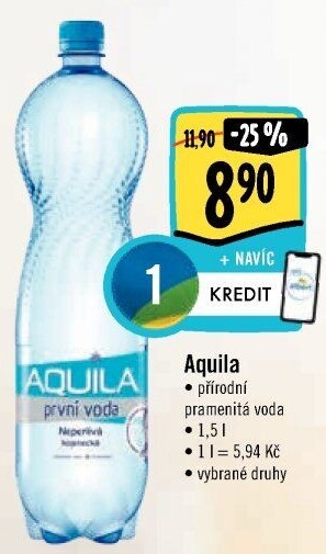 Přírodní voda Aquila