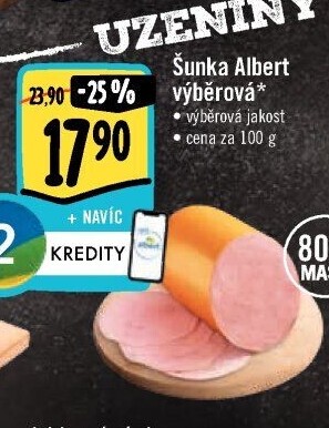 Šunka výběrová Albert